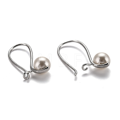 Brass Hoop Earrings EJEW-B005-01P-1