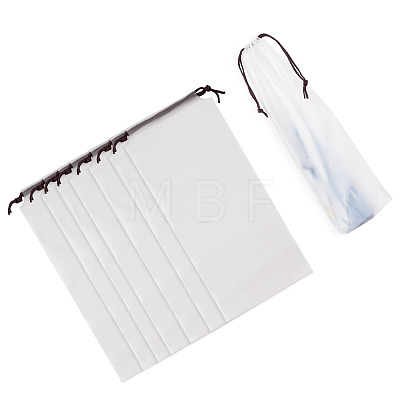 Rectangle Plastic Drawstring Pouches ABAG-TAC0013-25-1