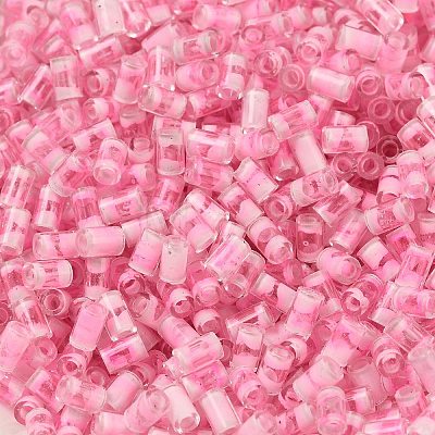 Two Tone Inside Colours Transparent Glass Seed Beads SEED-C004-05D-1