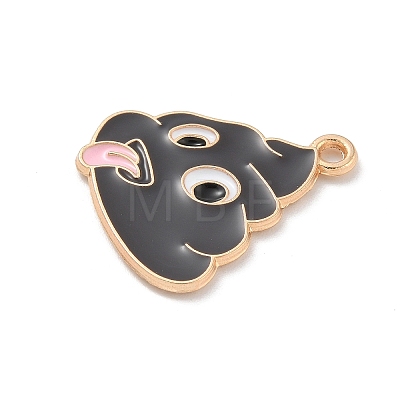Alloy Enamel Pendants ENAM-A008-26KCG-1