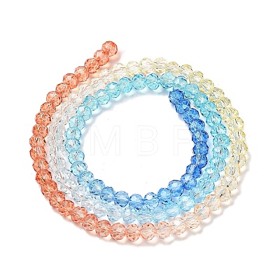 Transparent Painted Glass Beads Strands DGLA-A034-T3mm-A13-1