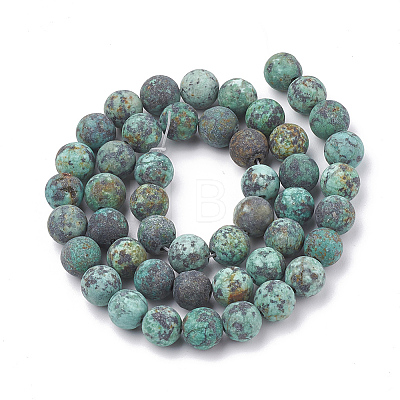 Natural African Turquoise(Jasper) Beads Strands X-G-T106-206-1