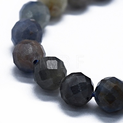 Natural Sapphire Beads Strands G-G927-21B-1