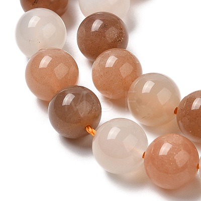 Natural Multi-Moonstone Beads Strands G-C021-01-1