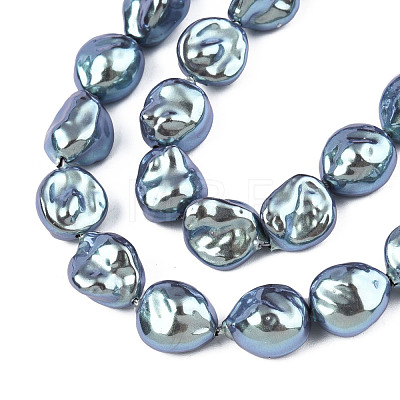 ABS Plastic Imitation Pearl Beads Strands KY-N015-11-A02-1