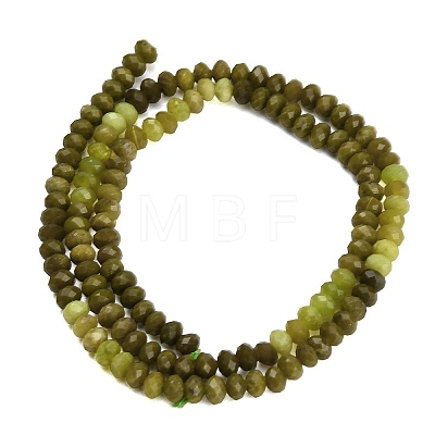 Gradient Color Natural Yellow Green Opal Beads Strands GG-CBA9722-B01-01-1