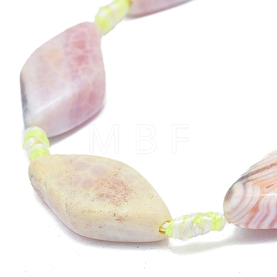 Natural Banded Agate/Striped Agate Beads Strands G-L544-048-1