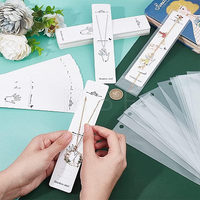 50 Sets Paper Bracelet Display Cards OPP-HY0001-01A-1