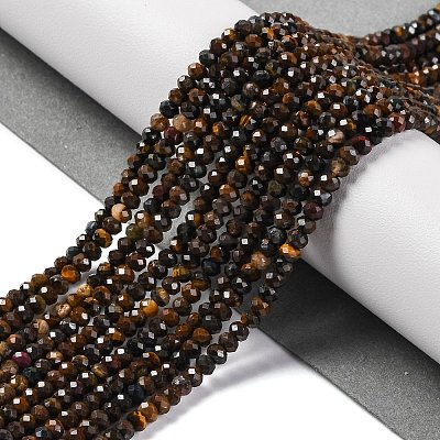 Natural Tiger Eye Beads Strands G-H003-B04-02A-1