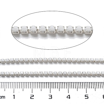 Iron Rhinestone Glass Cup Chain CH-U001-01S-1