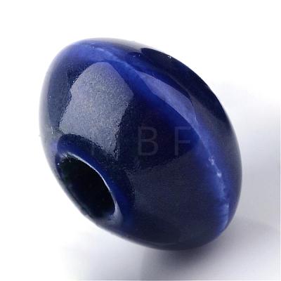 Handmade Porcelain Beads PORC-Q173-15x10mm-03-1