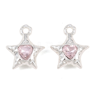 Y2K Style Alloy & Glass Pendants GL-CBA1FD3-01S-01-1
