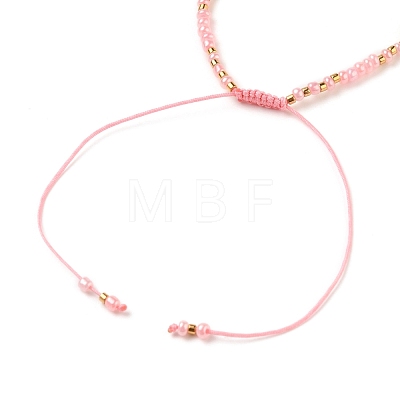 Adjustable Nylon Thread Braided Bead Bracelets BJEW-JB05593-02-1