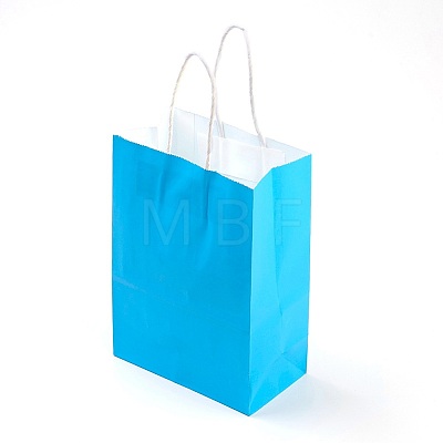 Pure Color Kraft Paper Bags LS-AJEW-G020-D-01-1