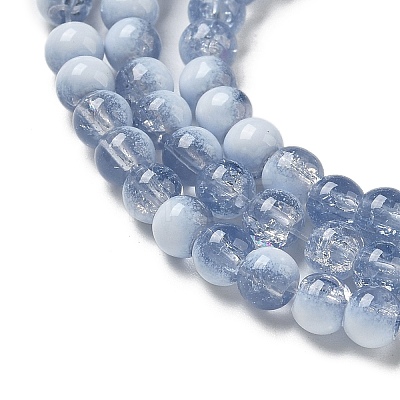 Crackle Glass Beads Strands GLAA-U001-4mm-14-1