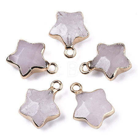 Natural Quartz Crystal Pendants G-N326-36J-1