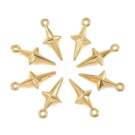 SHEGRACE Brass Star Charms XGR0167G-104G-1