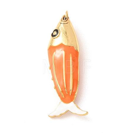 Brass with Enamel Big Pendants KK-CBA2F11-05G-03-1