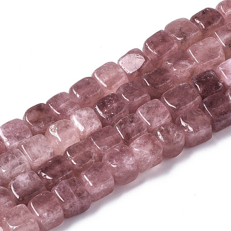 Dyed Natural White Jade Beads Strands G-S364-083A-05-1