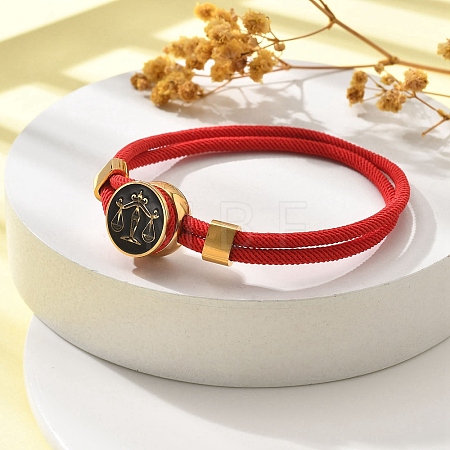 Constellation Nylon Cords Multi-strand Bracelets BJEW-U016-01B-09-1