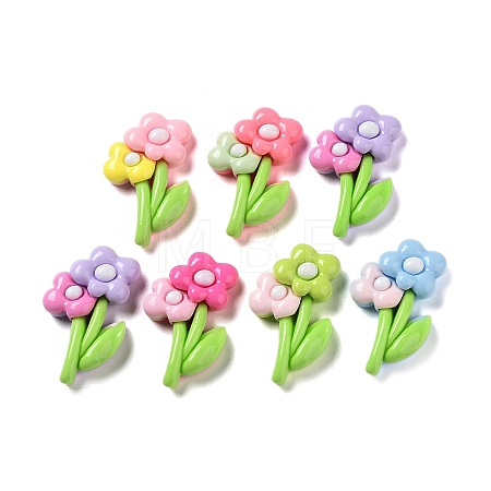 Opaque Resin Cabochons CRES-M029-03-1