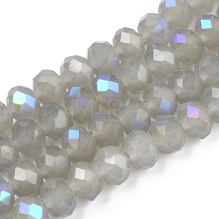Electroplate Glass Beads Strands EGLA-A044-J1mm-L10-1