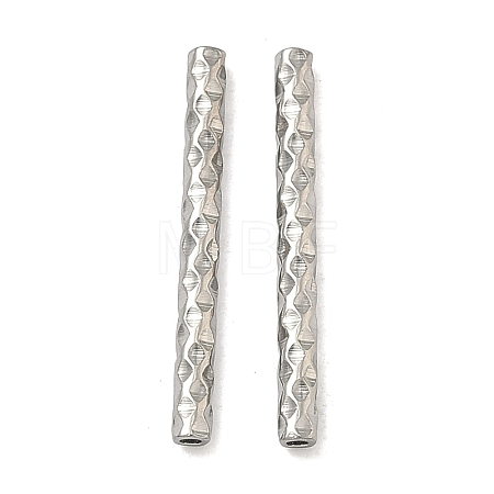 304 Stainless Steel Tube Beads STAS-Z192-07P-07-1