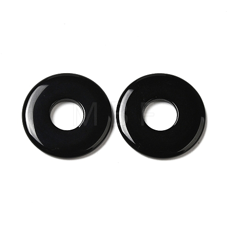 Natural Black Onyx(Dyed & Heated) Pendants G-M415-06B-1