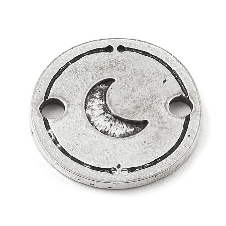 Tibetan Style Alloy Connector Charms PALLOY-D017-03A-AS-1