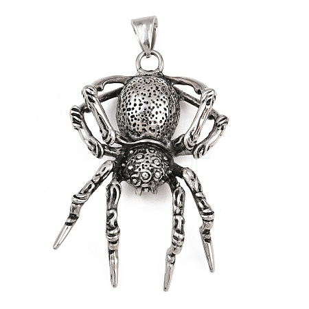 304 Stainless Steel Big Pendants STAS-C164-06AS-1