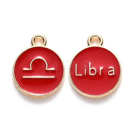 Alloy Enamel Pendants LS-X-ENAM-S124-01A-07K-1