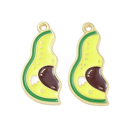 Alloy Enamel Pendants AL-CBA292F-01I-G-1