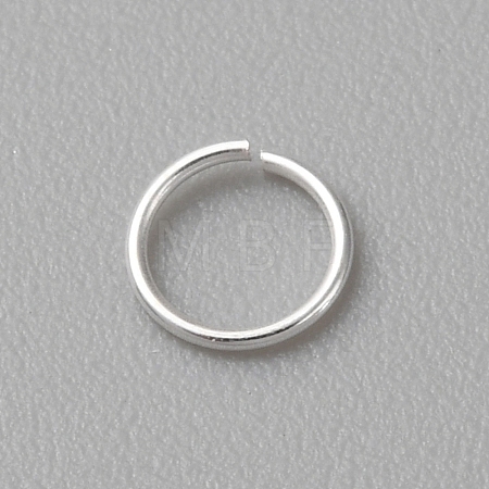 925 Sterling Silver Open Jump Rings STER-WH0008-30-1