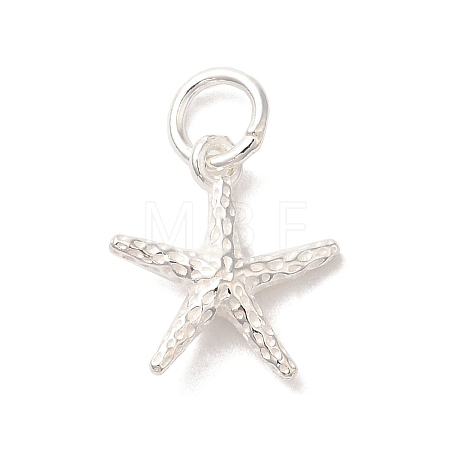 925 Sterling Silver Sea Animal Starfish Charms FIND-U013-16S-1