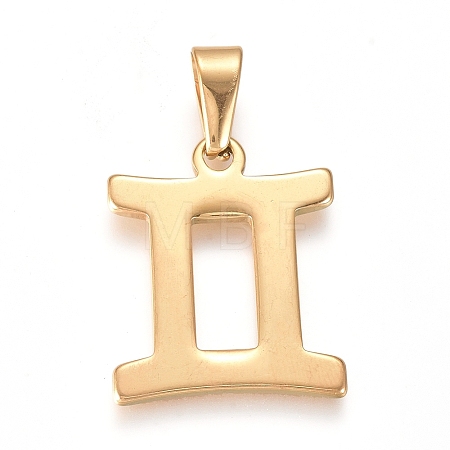 304 Stainless Steel Pendants LS-STAS-L210-06K-G-01-1