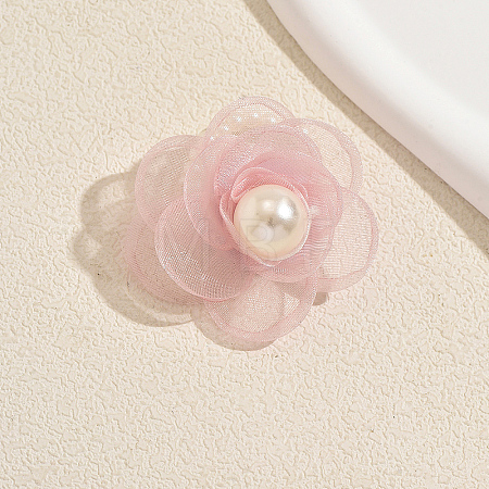 Chiffon with Plastic Pearl Finger Rings for Women XQ9924-1-1