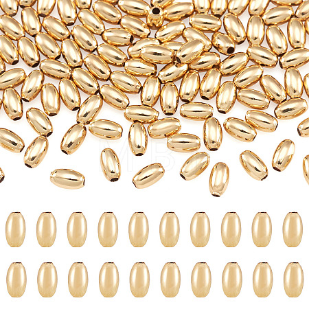 100Pcs Brass Beads KK-TA0008-90-1
