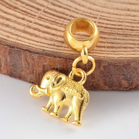 Elephant Alloy European Dangle Charms X-PALLOY-JF00136-04-1