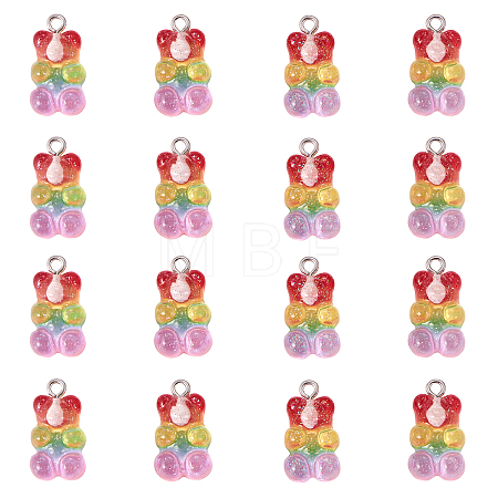 Resin with Gold Foil Pendants RESI-CJC0014-05-1
