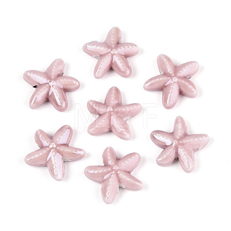 Handmade Porcelain Beads PORC-Q002-02G-01-1