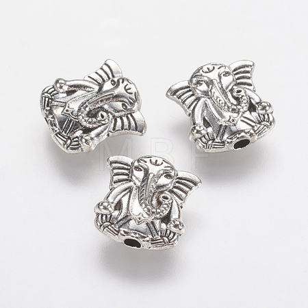 Tibetan Style Alloy Beads PALLOY-F202-27AS-1