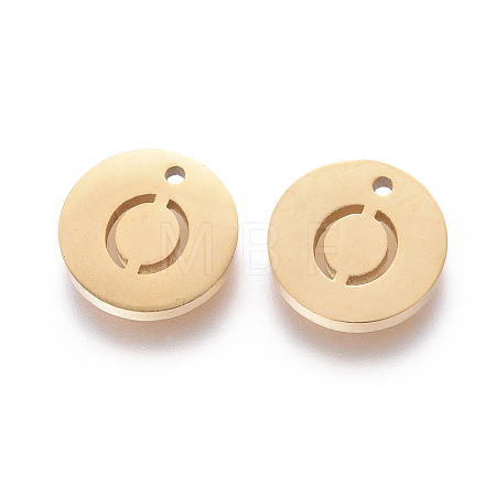 304 Stainless Steel Charms STAS-F227-11O-G-1