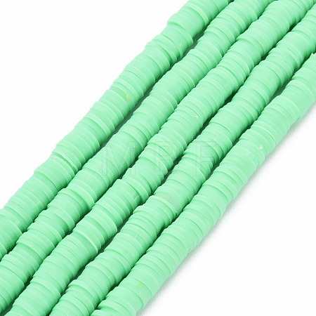 Handmade Polymer Clay Bead Strands X-CLAY-T002-6mm-51-1
