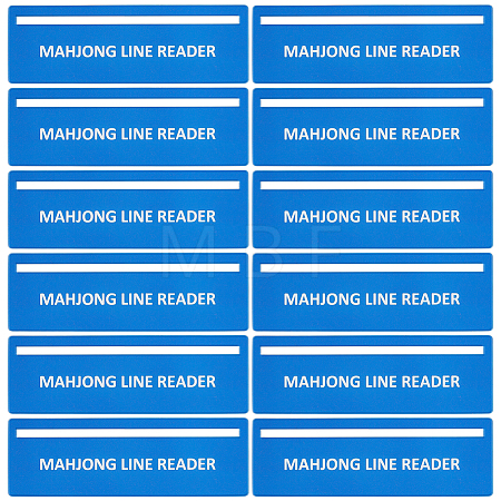 Plastic Mahjong Rules Reader AJEW-WH0796-53A-1