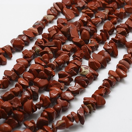 Natural Red Jasper Beads Strands X-G-F328-20-1