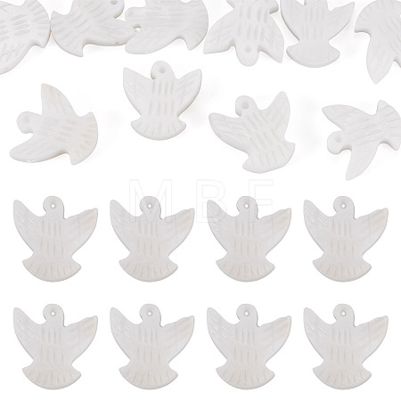 10Pcs Natural Freshwater Shell Beads BSHE-TA0001-31-1