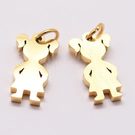 Ion Plating(IP) 316 Surgical Stainless Steel Pendants X-STAS-K116-02G-B-1