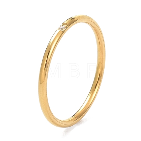 Ion Plating(IP) 304 Stainless Steel Finger Rings RJEW-J071-09-G-1