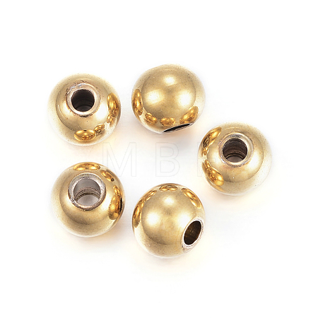 Ion Plating(IP) 304 Stainless Steel Spacer Beads X-STAS-T021-4G-1