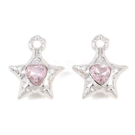 Y2K Style Alloy & Glass Pendants GL-CBA1FD3-01S-01-1